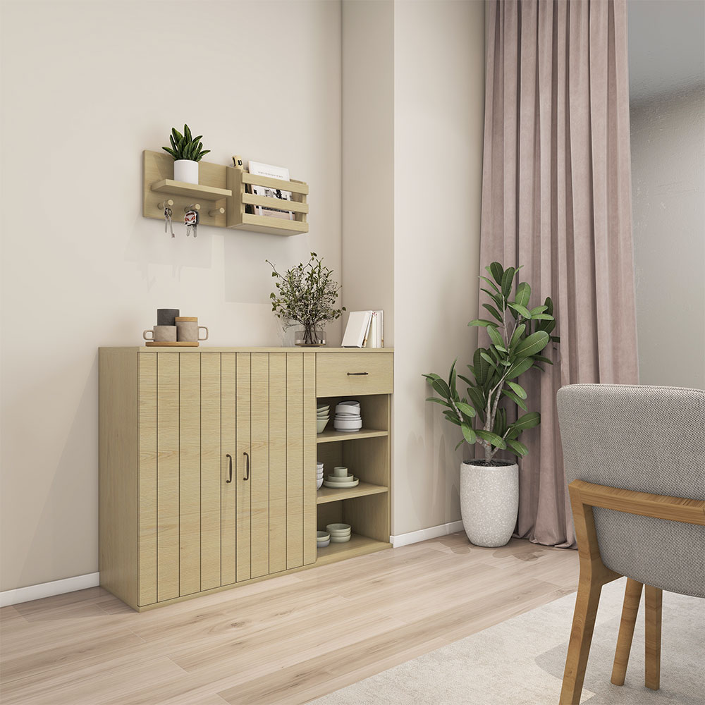 双门单抽餐边柜