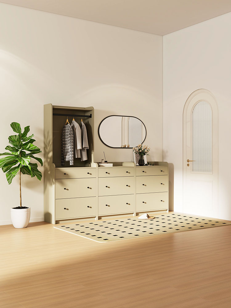 开放式衣柜三抽屉