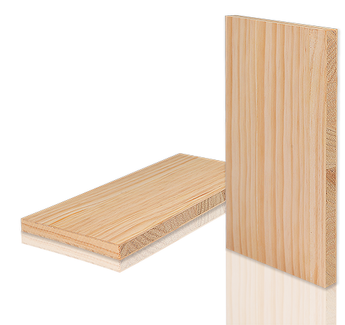 实木结构板贴辐射松木皮